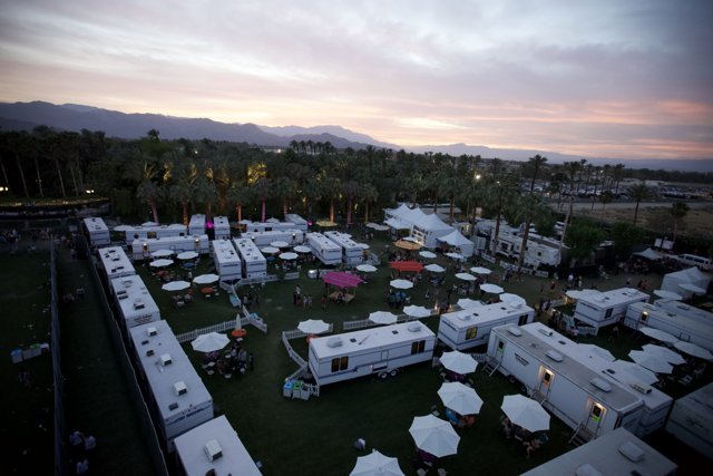 Coachella Campground at Sunset