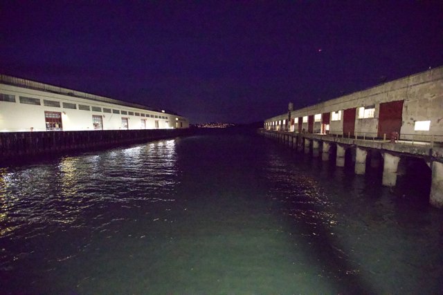Illumination on the Pier - December Night at Fort Mason