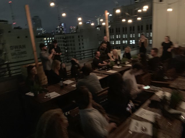 Rooftop Restaurant Party
