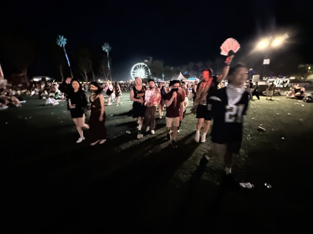 Night Stroll Amidst the Festival