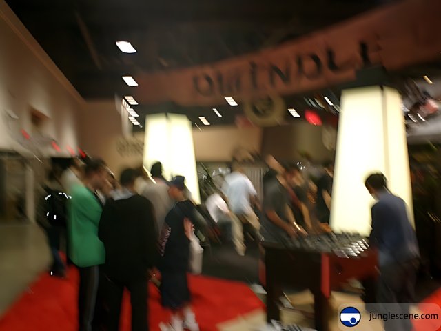 Blurry Crowd at Fashion Premiere