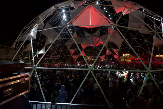 Spectacular Dome at Coachella Concert