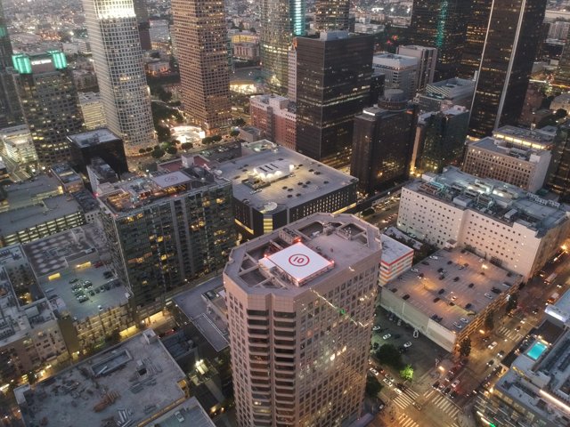 Panoramic View of Downtown Los Angeles