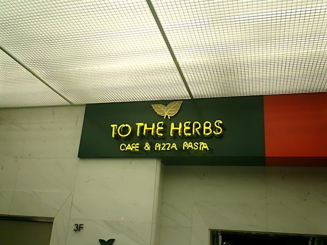 Electronic Signage at Herbs Cafe & Bistro