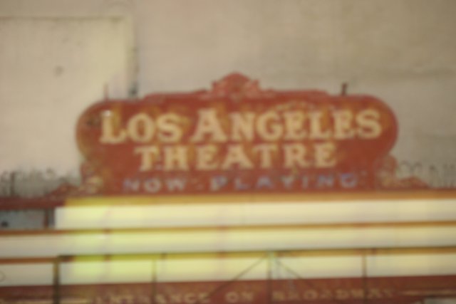 Los Angeles Theatre Diner