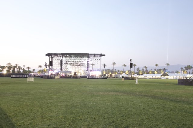 The Grand Stage in the Green Field