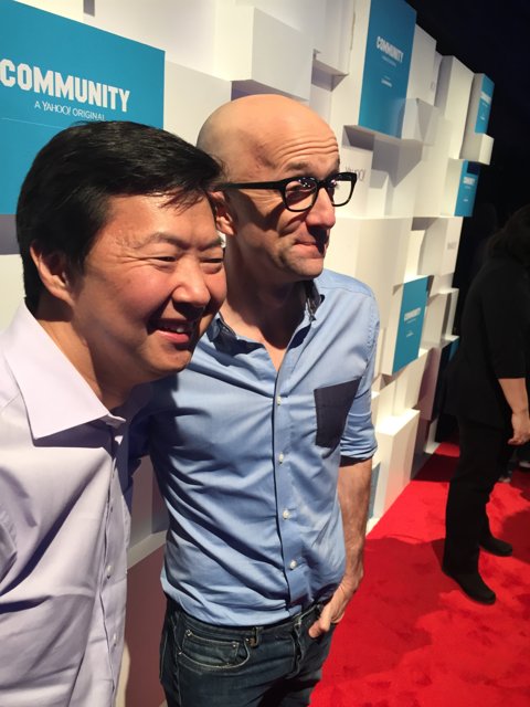 Ken Jeong and Jim Rash Ready for their Fashionable Premiere