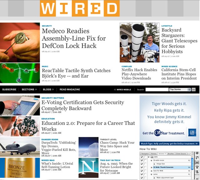 Advertisement poster featured on Wired magazine website