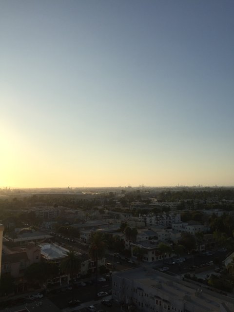 Urban Sunset in Long Beach