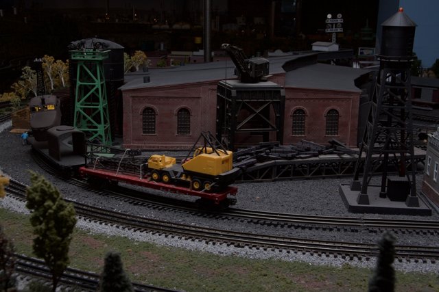 Train and Crane Diorama