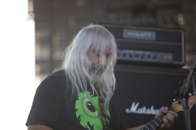 White-haired Guitar Hero