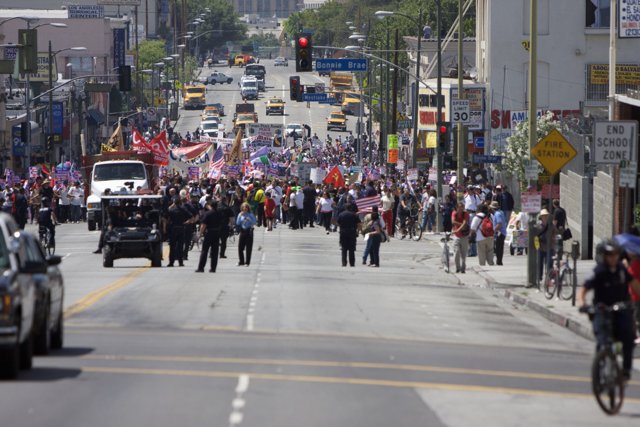 Mayday Rally Brings Large Crowd to City Streets