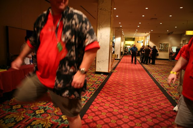 Red Shirt Fashion at DEFCON Day 1
