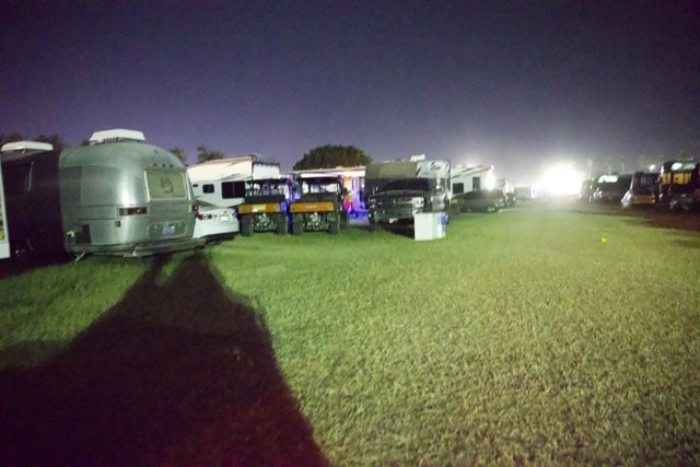 Midnight Meadow: A Glimpse into Coachella's Campsite