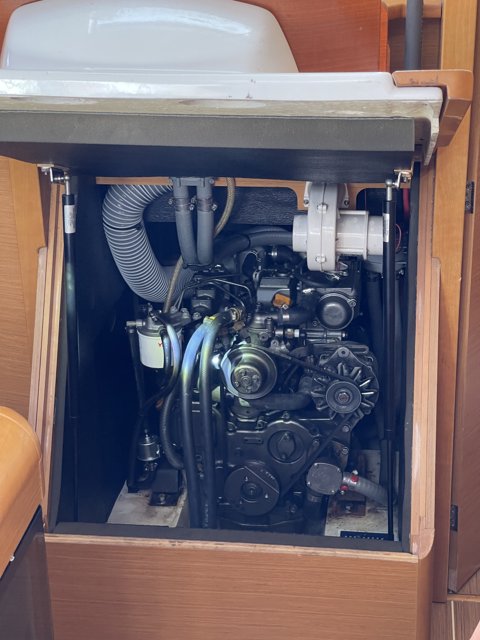 Boat Engine in the Richardson Bay