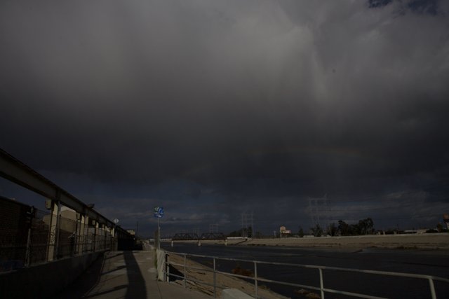 Rainbow over San Diego River