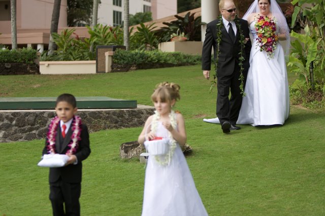A Picture-Perfect Hawaiian Wedding with the Little Ones