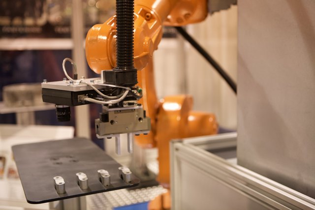 Robot Automation in a Manufacturing Plant