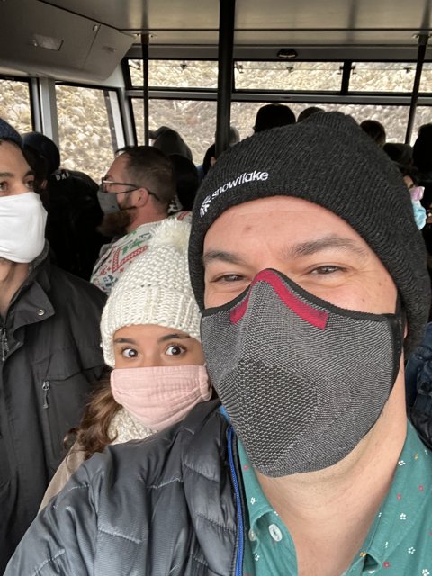 Masked Up on Public Transit