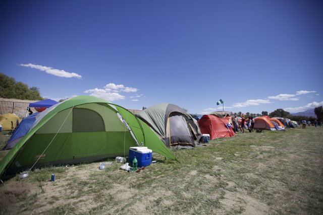 Camping at Coachella