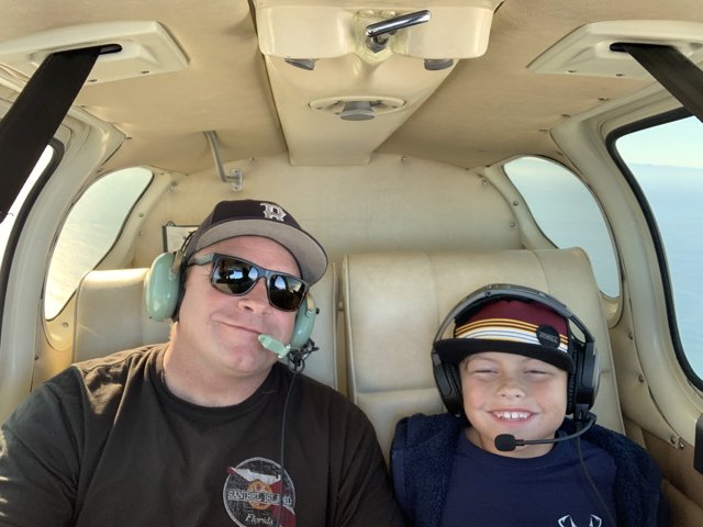 Flying with Father and Son