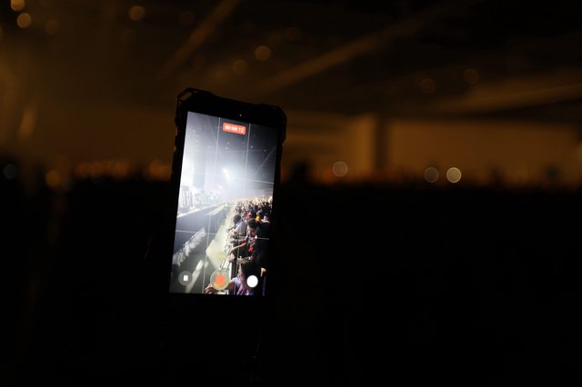 Phone Screen Glows at Wobbleland 2026 Concert