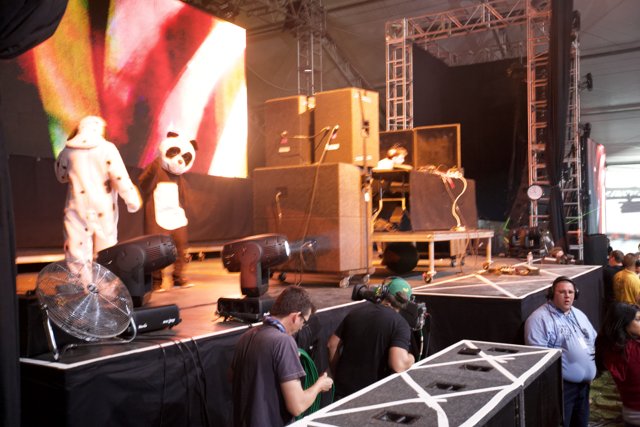 Panda-Man Rocks the Stage at Coachella 2008