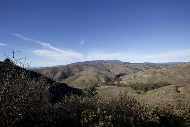 Panorama from Hill 88: Capturing the Serenity of the Marin Headlands