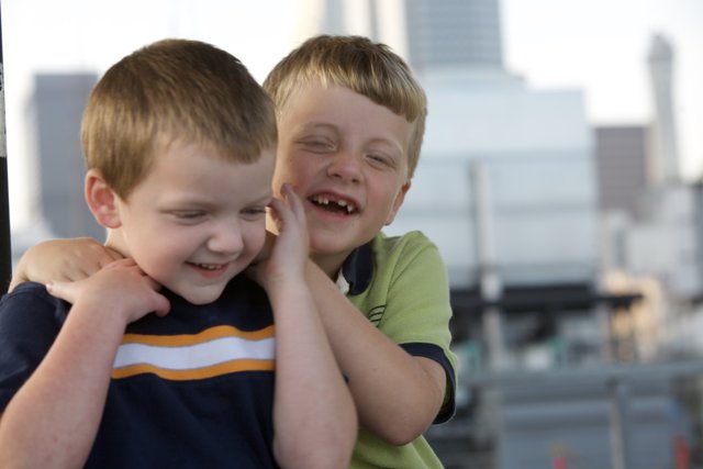 Two Boys Sharing a Smile