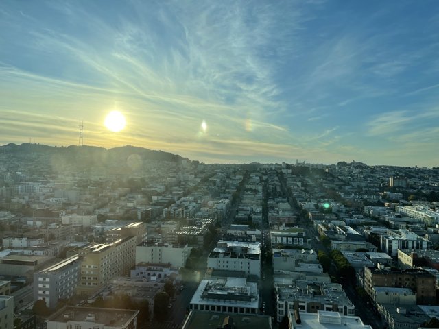 Urban Sunset in San Francisco