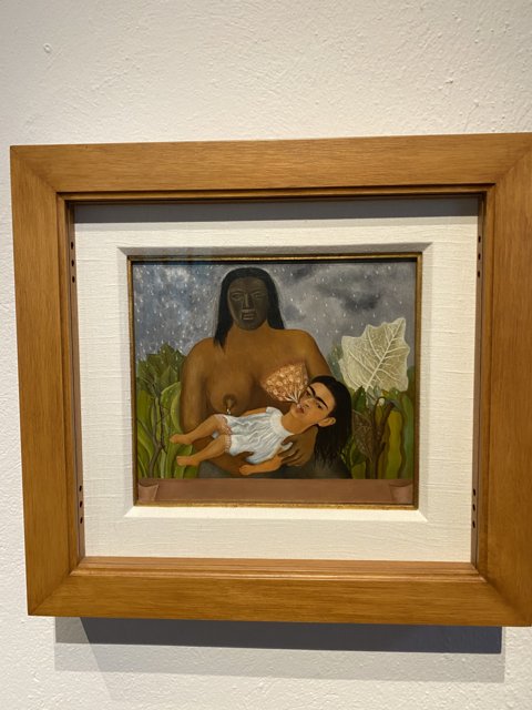 Mother and Child in a Frame