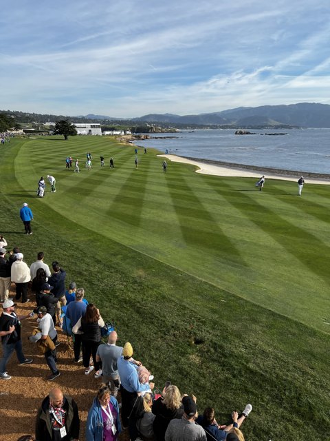 Golf Enthusiasts at Pebble Beach