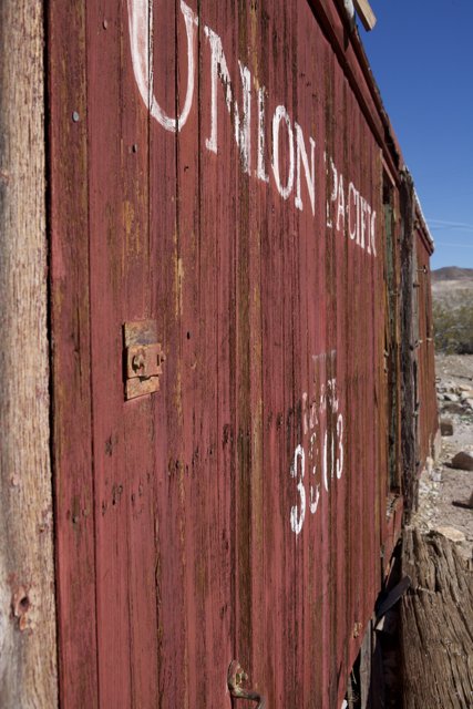 Union Freight Car in Death Valley
