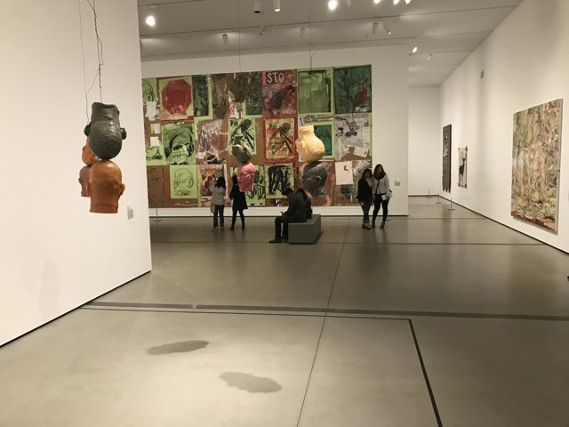 Art Admirers at The Broad Museum