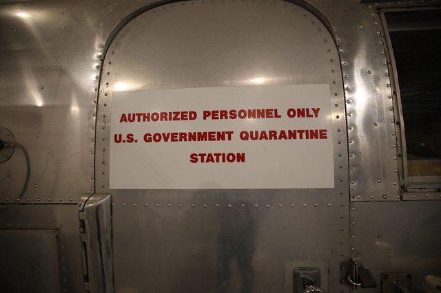 U.S. Government Quarantine Station Airstream Trailer