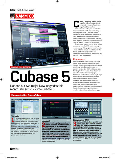 Cubase 5 Review in Music Technology Magazine