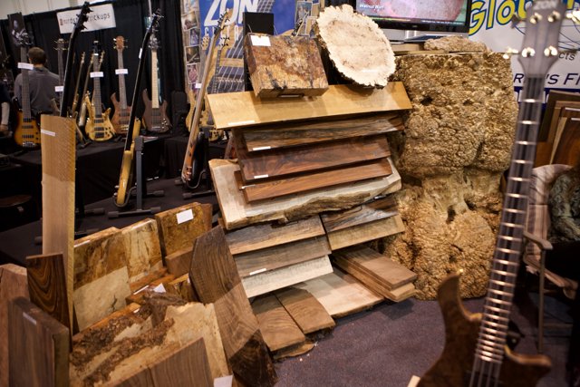 The Woodpile for the Guitar Factory