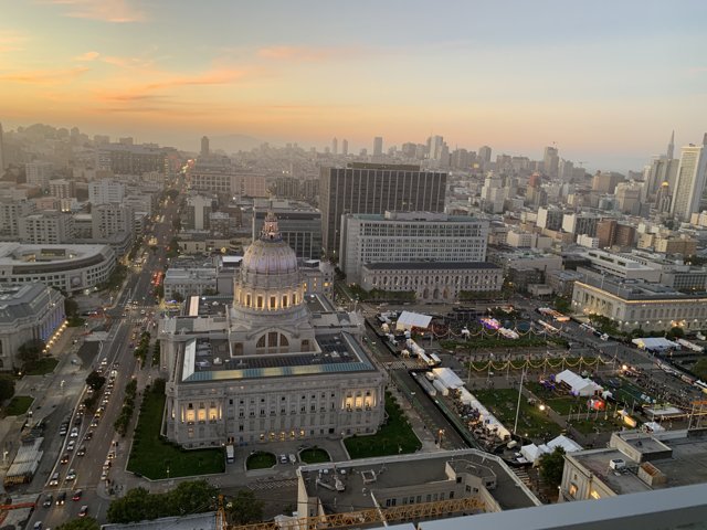 San Francisco Sunset Over the Metropolis