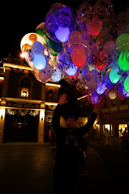 Magical Nights at Disneyland - A Colorful Balloon Adventure