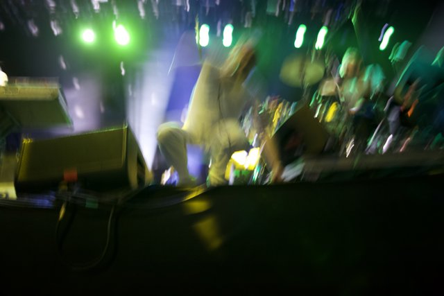 Blurred Rockstar on Center Stage