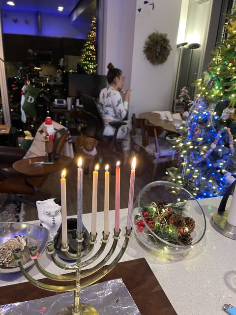 Celebrating Hanukkah with Friends