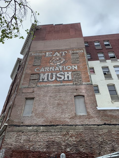 Carabination Mush Sign on San Francisco Building