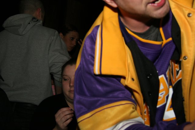 Stylish man in a purple jacket