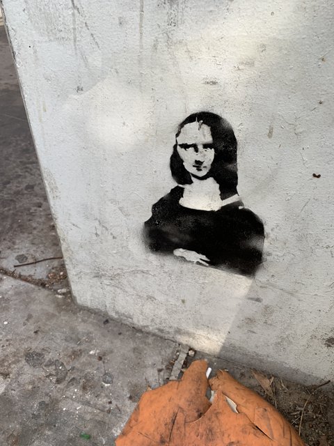 Mona Lisa Strikes a Pose on the Streets