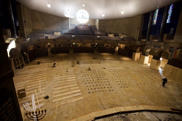 The Grand Auditorium of the New Temple of Israel