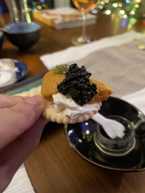 Exquisite Black Caviar Delight