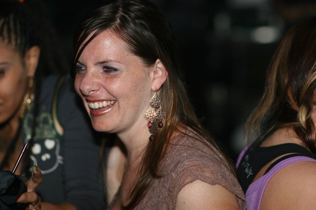 Laughing Woman at Nightclub Event 2006