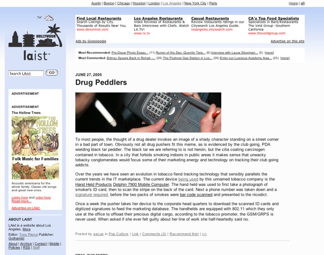 The Drug Puddlers Website Launch