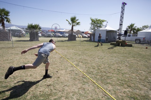 Frisbee Fun in the Coachella Fields