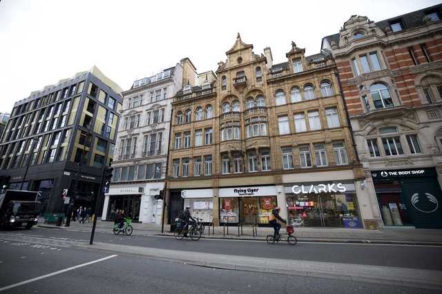 Historic Commercial Street Scene in London